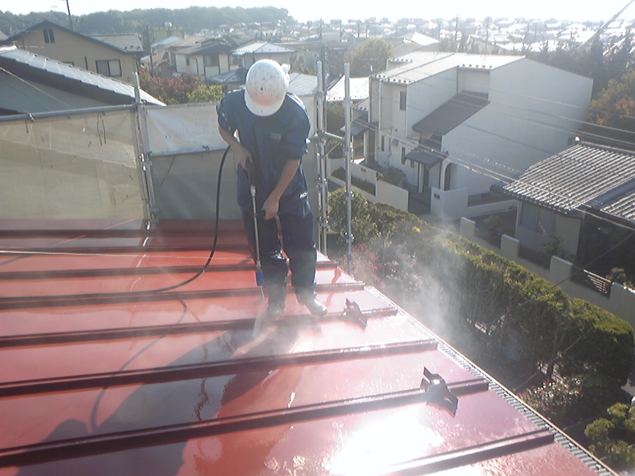 10.15屋根高圧洗浄