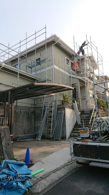 20日 歩坂町 樋口様 足場途中_3